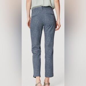 Ann Taylor LOFT Flecked Riviera Cropped Pants Marisa Fit Size 12